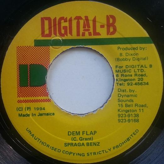 7-дюймовая пластинка SPRAGGA BENZ - Dem Flap NONE Digital-B 1994 Ямайка Регги, Ска и Даб Б/у
7-дюймовая пластинка SPRAGGA BENZ - Dem Flap NONE Digital-B 1994 Ямайка Регги, Ска и Даб Б/у