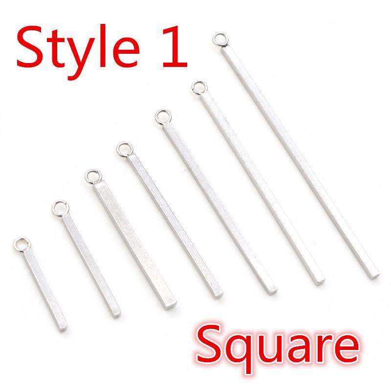 20-Piece Stainless Steel Connecting Rods for DIY Jewelry Making: Round & Square Bars 30mm (20 pcs/10g)
20-Piece Stainless Steel Connecting Rods for DIY Jewelry Making: Round & Square Bars 30mm (20 pcs/10g)