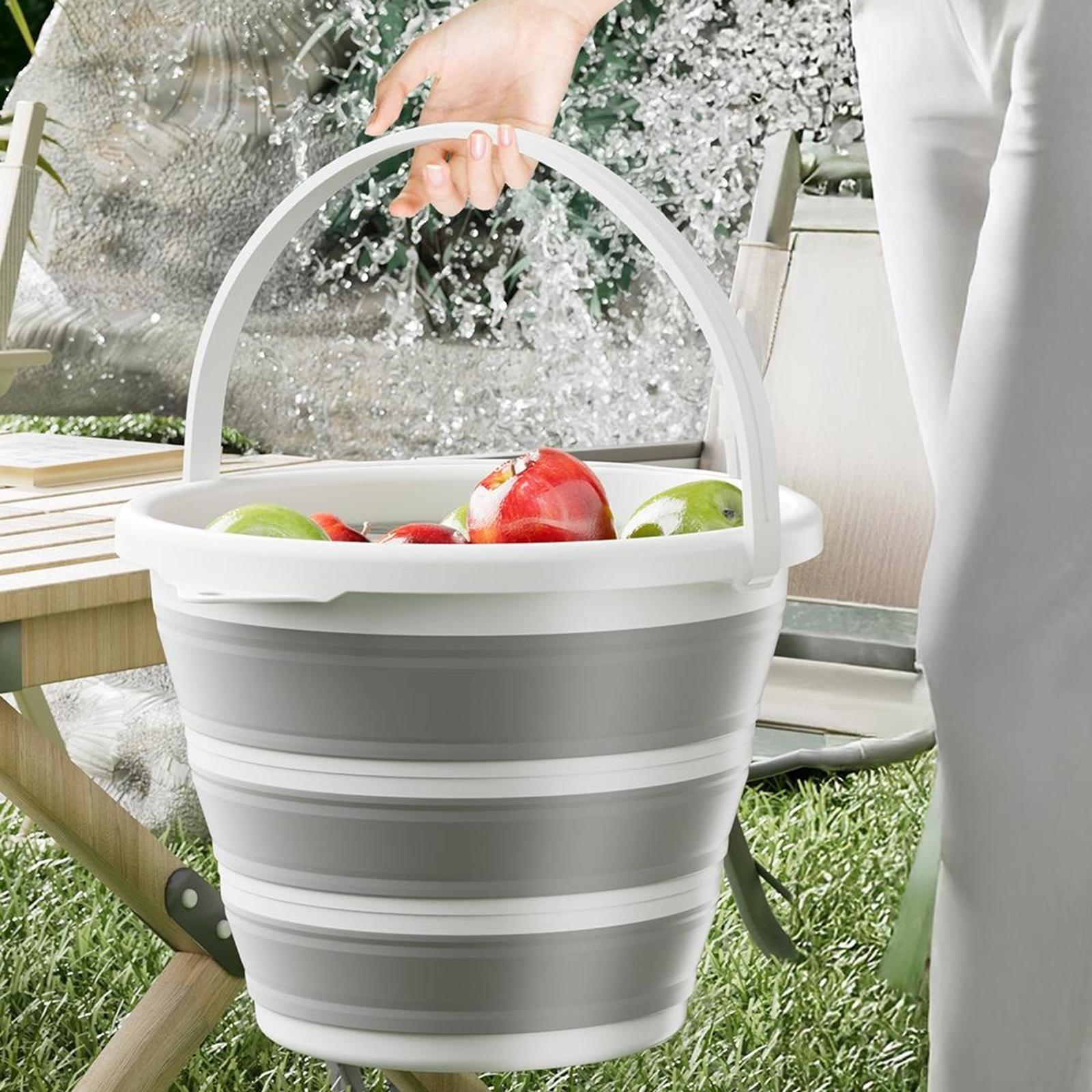 Foldable Water Bucket 6.5L Multi-Function Portable Collapsible Container for Home/Outdoor Use Dark Grey
Foldable Water Bucket 6.5L Multi-Function Portable Collapsible Container for Home/Outdoor Use Dark Grey