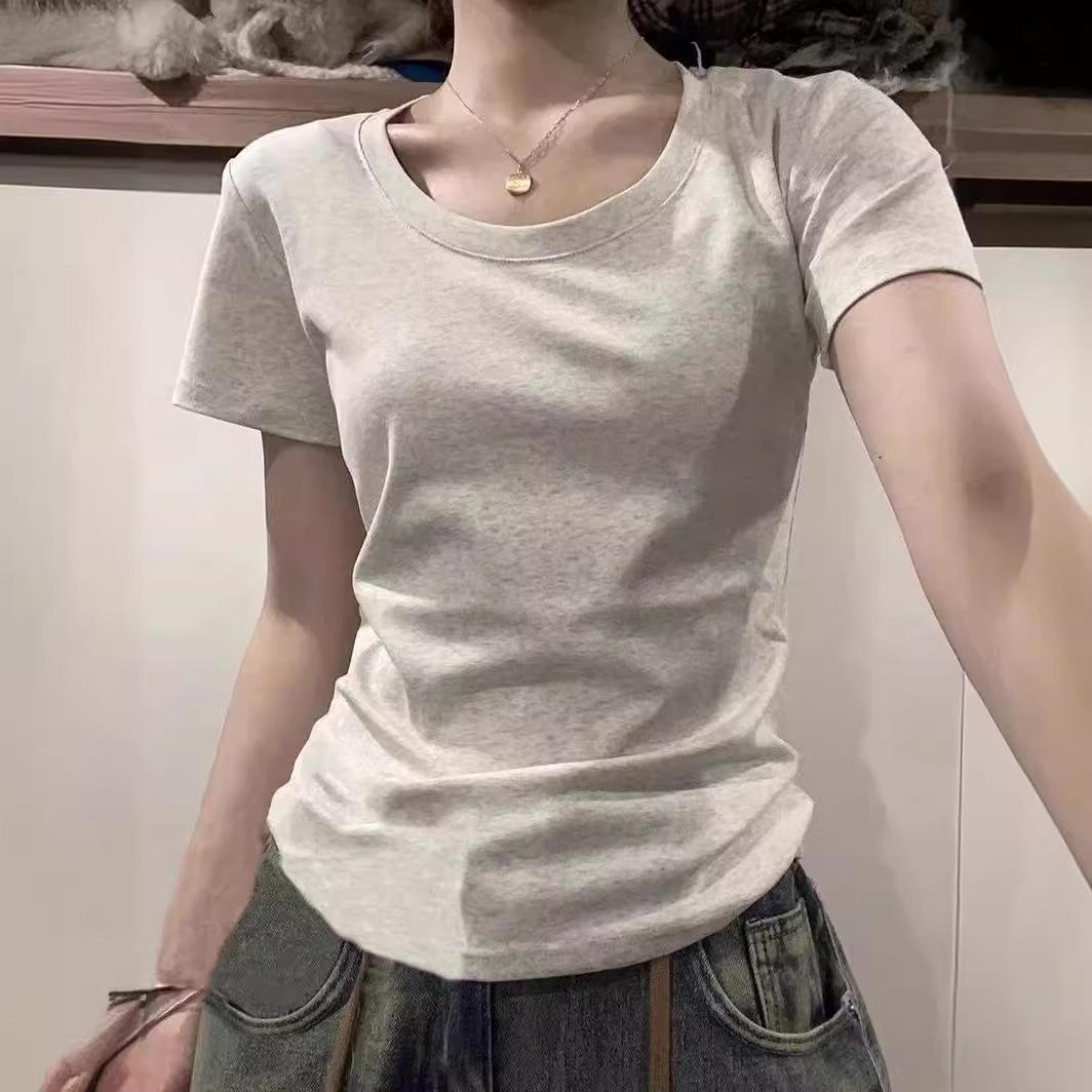 2025 New Slim Fit Round Neck Pure Cotton T-Shirt - Women s Hot Girl Hong Kong Style 2XL (125-140 jin)
2025 New Slim Fit Round Neck Pure Cotton T-Shirt - Women s Hot Girl Hong Kong Style 2XL (125-140 jin)