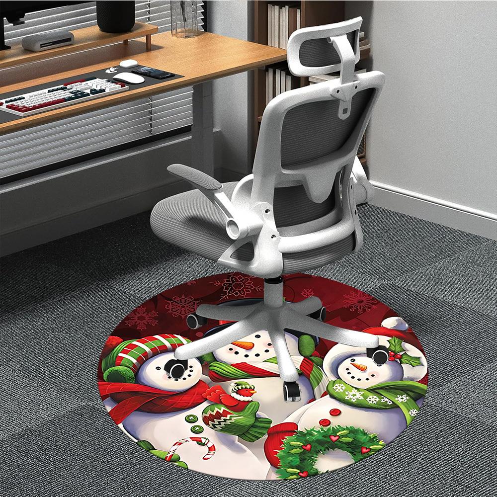 1pc Snowman Ornament Chair Carpet for Office, Soft Comfortable Mat For Office, Living Room, Bedroom, Machine Washable Carpet yy251112121 80cm by 80cm
1pc Snowman Ornament Chair Carpet for Office, Soft Comfortable Mat For Office, Living Room, Bedroom, Machine Washable Carpet yy251112121 80cm by 80cm