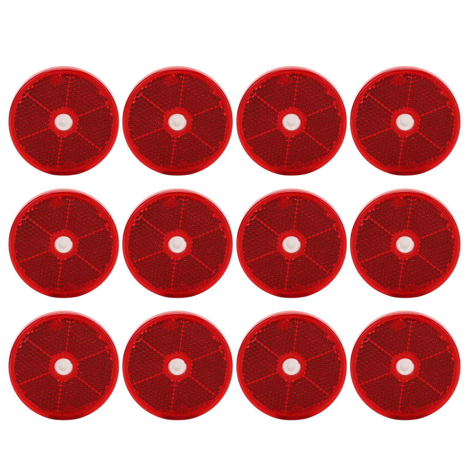 12PCs Round Reflector Red Reflective Sticker Waterproof Signal Warning for Car Truck Trailer RV Campervan Yacht
12PCs Round Reflector Red Reflective Sticker Waterproof Signal Warning for Car Truck Trailer RV Campervan Yacht