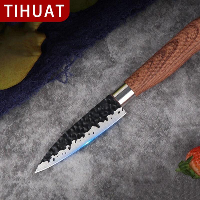 TIHUAT Кухонный нож Фруктовый нож Нож шеф-повара в японском стиле Высокоуглеродистая нержавеющая сталь
TIHUAT Кухонный нож Фруктовый нож Нож шеф-повара в японском стиле Высокоуглеродистая нержавеющая сталь