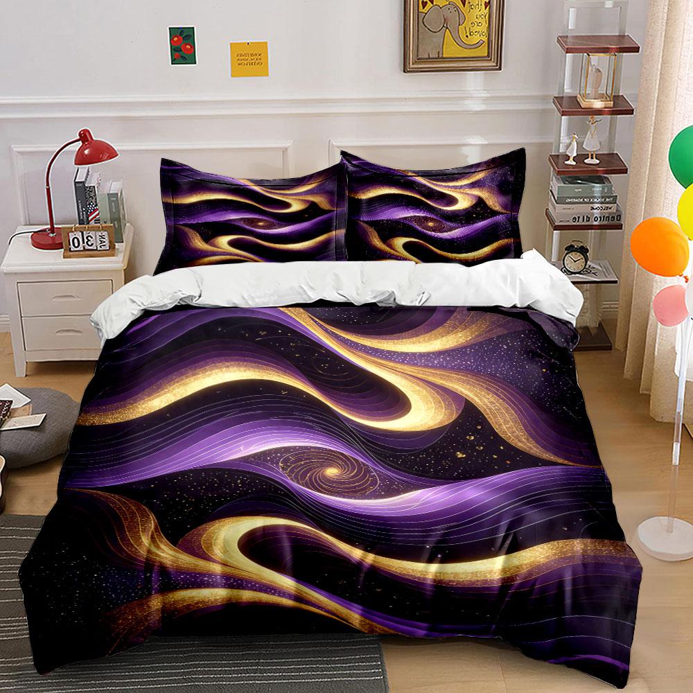 Gold and purple swirls. Bedding sets Duvet cover sets Duvet covers Pillowcases(1 * Duvet Cover 2 * Pillowcases, without duvet insert) 135x200cm
Gold and purple swirls. Bedding sets Duvet cover sets Duvet covers Pillowcases(1 * Duvet Cover 2 * Pillowcases, without duvet insert) 135x200cm