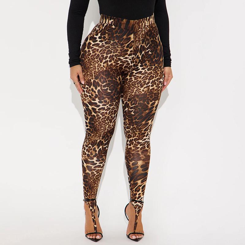European & American High-Waist Leopard Print Stirrup Leggings - Slim & Sexy Style Medium
European & American High-Waist Leopard Print Stirrup Leggings - Slim & Sexy Style Medium