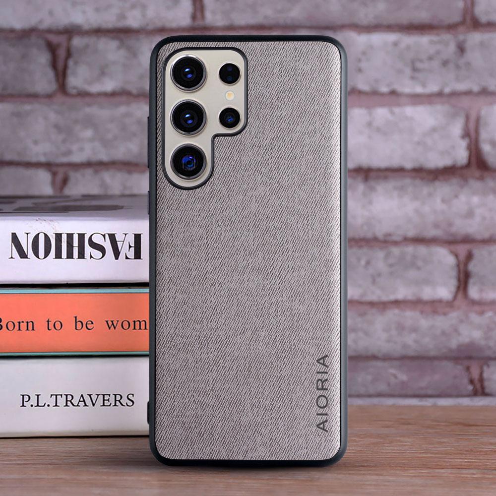 Case for Samsung Galaxy S26 Ultra Edge Plus FE 5G coque Luxury textile Leather cover funda for samsung galaxy s26 ultracase capa Galaxy S26+ світло-сірий колір
Case for Samsung Galaxy S26 Ultra Edge Plus FE 5G coque Luxury textile Leather cover funda for samsung galaxy s26 ultracase capa Galaxy S26+ світло-сірий колір