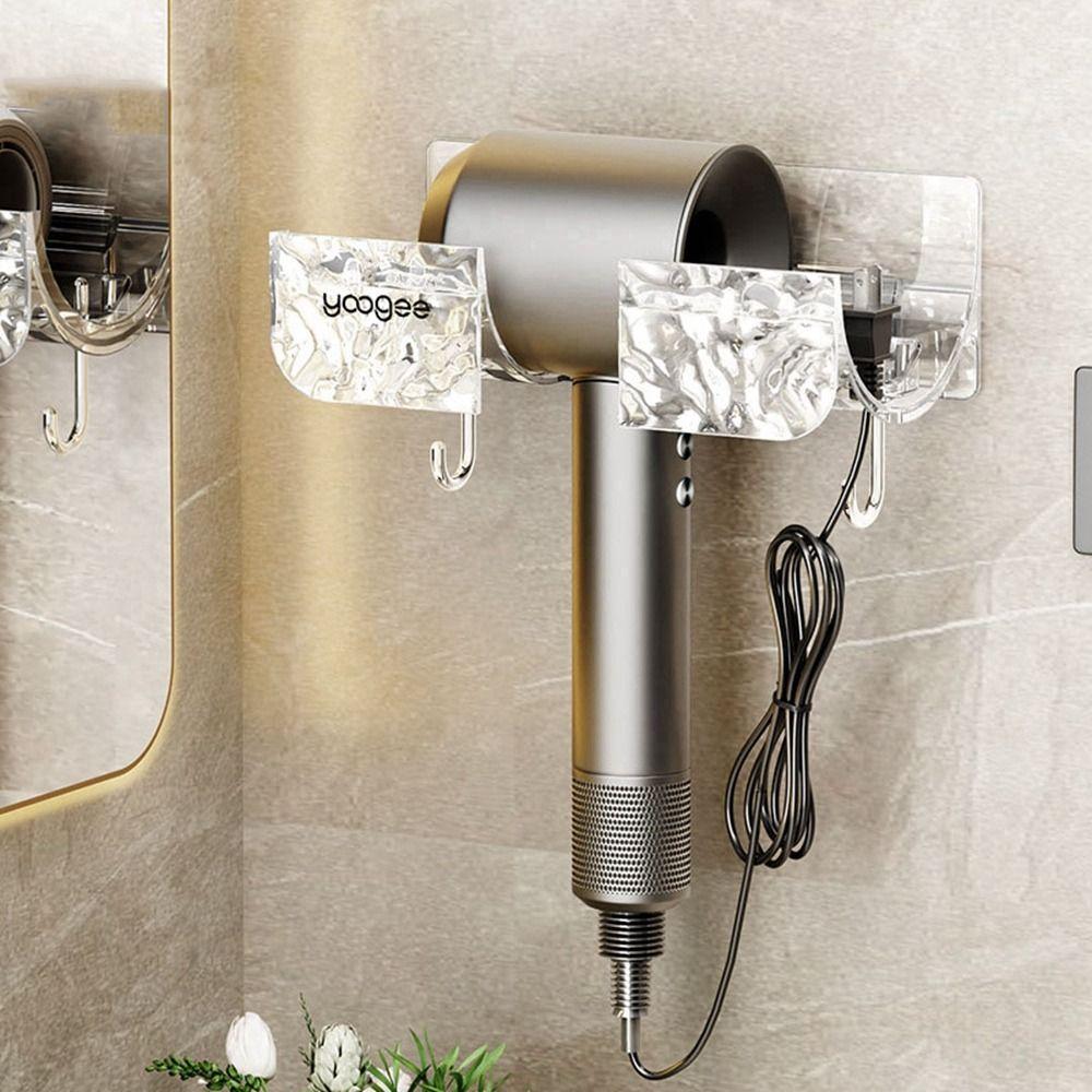Plastic Hair Dryer Bracket Transparent Hair Dryer Shelf Light Luxury Hair Dryer Holder for Home
Plastic Hair Dryer Bracket Transparent Hair Dryer Shelf Light Luxury Hair Dryer Holder for Home