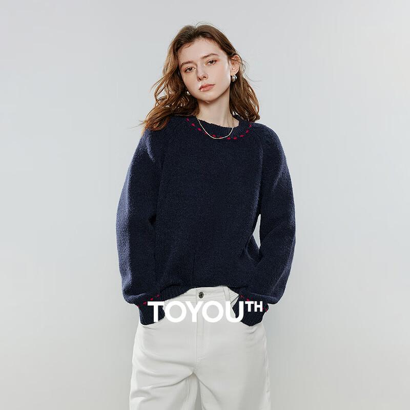 Chuyu Women s Retro Color Block Round Neck Sweater M
Chuyu Women s Retro Color Block Round Neck Sweater M