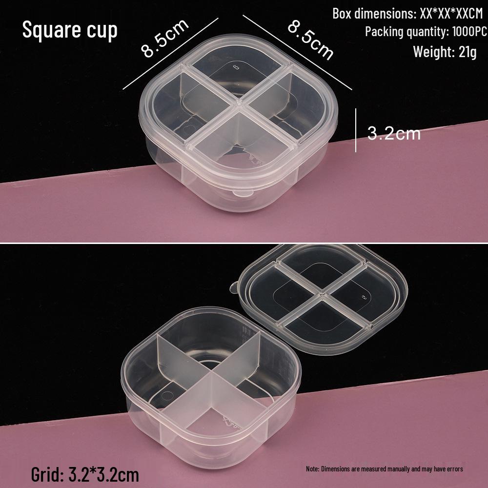 Transparent 4-Compartment Jewelry Storage Box with Anti-Contamination Seal
Transparent 4-Compartment Jewelry Storage Box with Anti-Contamination Seal