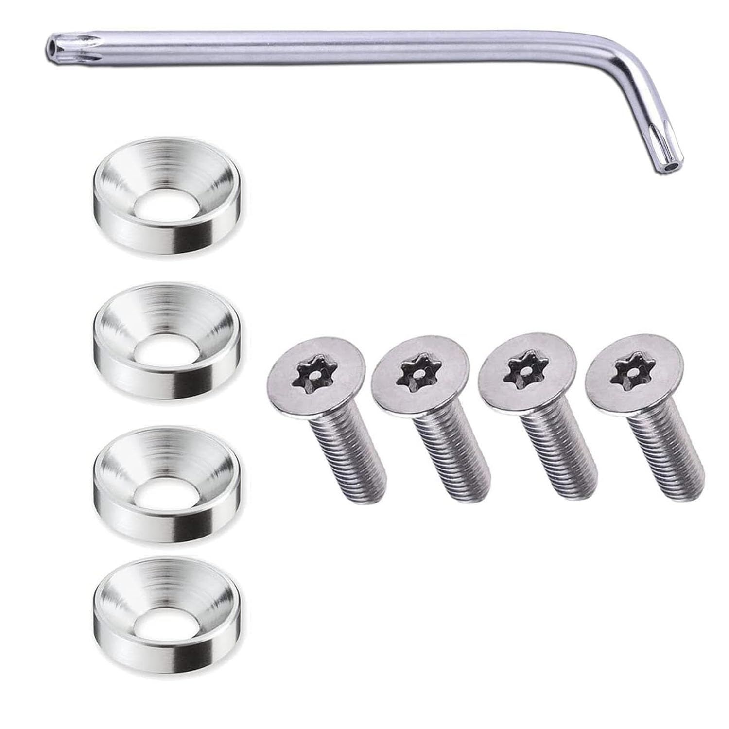 LOYELEY Car License Plate Anti-Theft Bolt Screws M6 License Frame Security Bolts (Silver) M6×20mm серебряный
LOYELEY Car License Plate Anti-Theft Bolt Screws M6 License Frame Security Bolts (Silver) M6×20mm серебряный