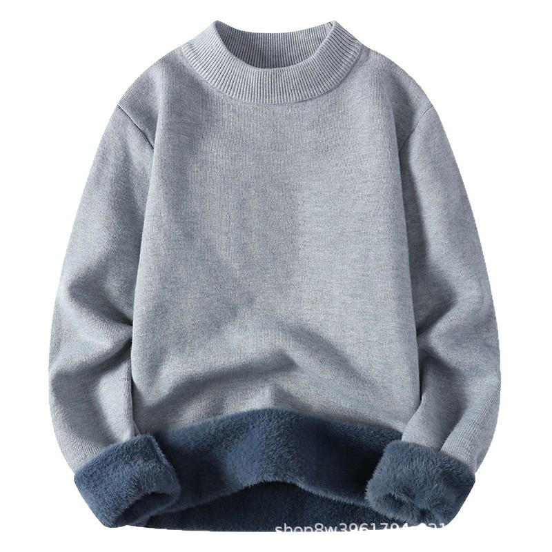 Men s Korean-Style Velvet Knit Sweater - Thickened, Half-High Collar, Ideal for Autumn and Winter 5XL (200-220 lbs)
Men s Korean-Style Velvet Knit Sweater - Thickened, Half-High Collar, Ideal for Autumn and Winter 5XL (200-220 lbs)