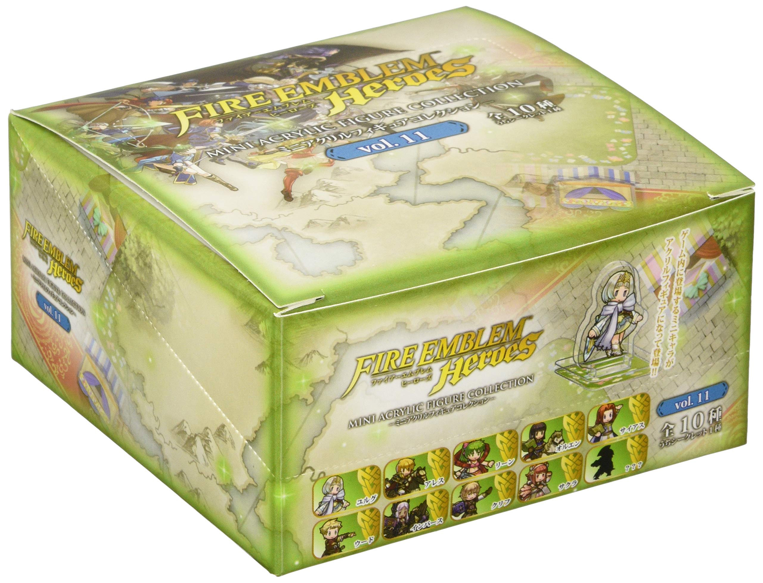 Fire Emblem Heroes Mini Acrylic Figure Collection BOX product 1BOX 10 total 10 types Vol.11 = pieces,
Fire Emblem Heroes Mini Acrylic Figure Collection BOX product 1BOX 10 total 10 types Vol.11 = pieces,