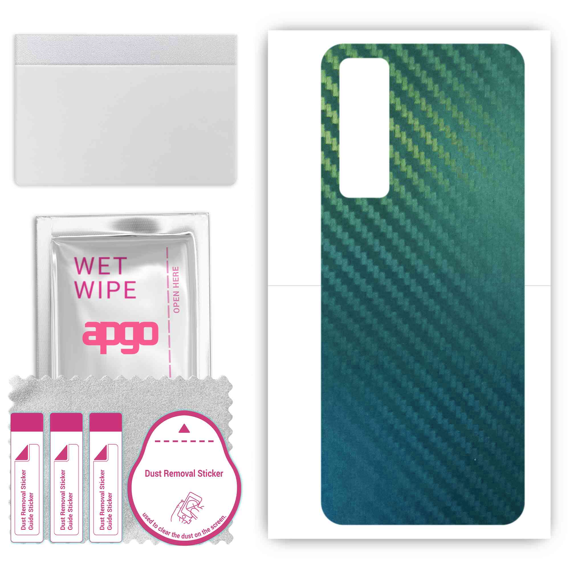 apgo Protective Skin Sticker for the back compatible with Huawei nova 7 Pro 5G, Wrap Film, Foil, Vinyl - Pattern Carbon Chameleon CAKA1
apgo Protective Skin Sticker for the back compatible with Huawei nova 7 Pro 5G, Wrap Film, Foil, Vinyl - Pattern Carbon Chameleon CAKA1