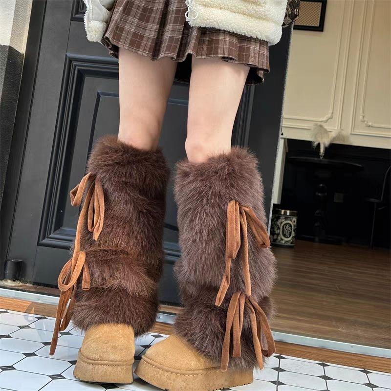 Осень и зима пушистые гетры бантик миди-труба горячая девочка искусственный мех плюшевые носки снежные чехлы теплые и стройнящие
Осень и зима пушистые гетры бантик миди-труба горячая девочка искусственный мех плюшевые носки снежные чехлы теплые и стройнящие