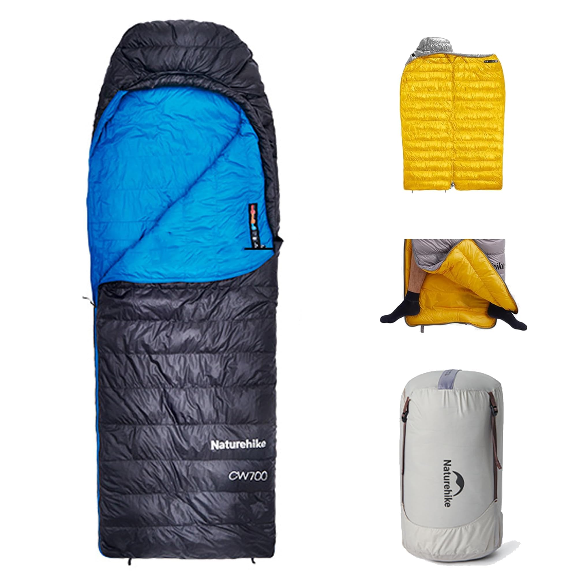 Naturehike CW700 Sleeping Bag Premium Comfort Temperature Fully Envelope 1 Soft Car Emergency Guest Earthquake Indoor Storage Bag Included - Down, чорний
Naturehike CW700 Sleeping Bag Premium Comfort Temperature Fully Envelope 1 Soft Car Emergency Guest Earthquake Indoor Storage Bag Included - Down, чорний