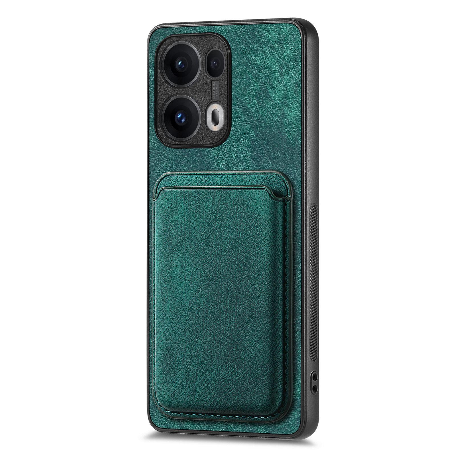 For Oppo Reno13 Pro 5G Case Compatible with MagSafe Leather Back Cover with Detachable Card Holder Green
For Oppo Reno13 Pro 5G Case Compatible with MagSafe Leather Back Cover with Detachable Card Holder Green