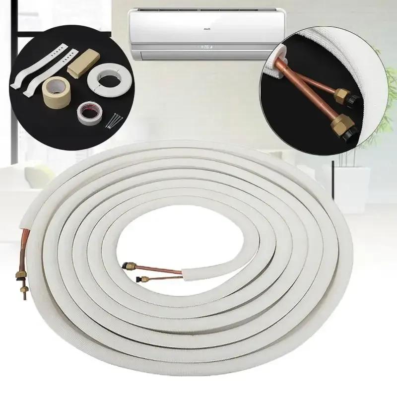 1/4 3/8 10 Meter Air Conditioner Pair Coil Tube Insulate Copper Aluminum Pipe Split Line Wire Home Air Conditioner Parts
1/4 3/8 10 Meter Air Conditioner Pair Coil Tube Insulate Copper Aluminum Pipe Split Line Wire Home Air Conditioner Parts