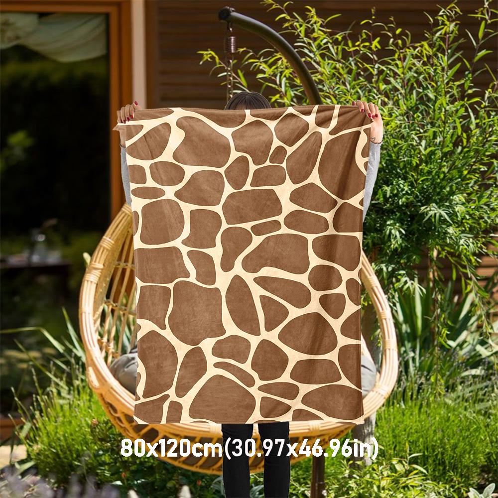 1PC Giraffe Print Animal Skin PatternOutdoor Flannel Blanket - Soft Plush Decor for Picnics, camping, Bedroom, Playroom, Office, or Lunch Break 1269A 80x120cm(31x47inch)
1PC Giraffe Print Animal Skin PatternOutdoor Flannel Blanket - Soft Plush Decor for Picnics, camping, Bedroom, Playroom, Office, or Lunch Break 1269A 80x120cm(31x47inch)