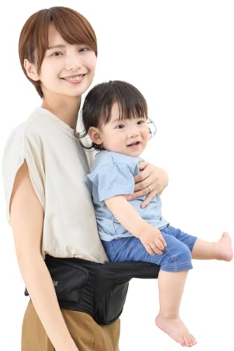 Keratta HipGo Folding Baby Carrier, 3-Way, Compact, Unobtrusive, Ultra-Lightweight, Includes Storage Bag, Recommended Weight Capacity 15kg (Black)
Keratta HipGo Folding Baby Carrier, 3-Way, Compact, Unobtrusive, Ultra-Lightweight, Includes Storage Bag, Recommended Weight Capacity 15kg (Black)