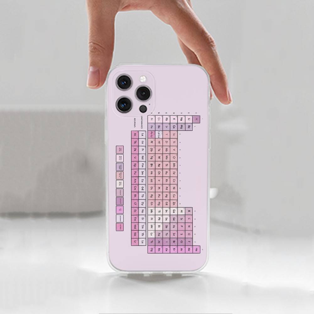 Periodic Table Chemistry Phone Case For iPhone 16,15,14,13,12,11 Plus,Pro,Max,XR,XS,X,7,8 Plus,SE,Mini,Transparent,Silicone Case iPhone12PRO
Periodic Table Chemistry Phone Case For iPhone 16,15,14,13,12,11 Plus,Pro,Max,XR,XS,X,7,8 Plus,SE,Mini,Transparent,Silicone Case iPhone12PRO