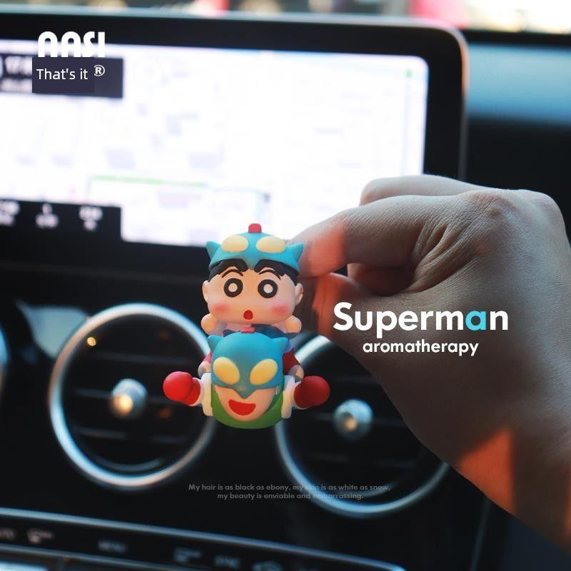 Xiaoxin Dynamic Superman Car Perfume Aromatherapy Car Air Vent Decoration Diffuser Stone Fragrance Cute Ornament Dynamic Shin-Chan (with Bluebell Gift) Other notes
Xiaoxin Dynamic Superman Car Perfume Aromatherapy Car Air Vent Decoration Diffuser Stone Fragrance Cute Ornament Dynamic Shin-Chan (with Bluebell Gift) Other notes