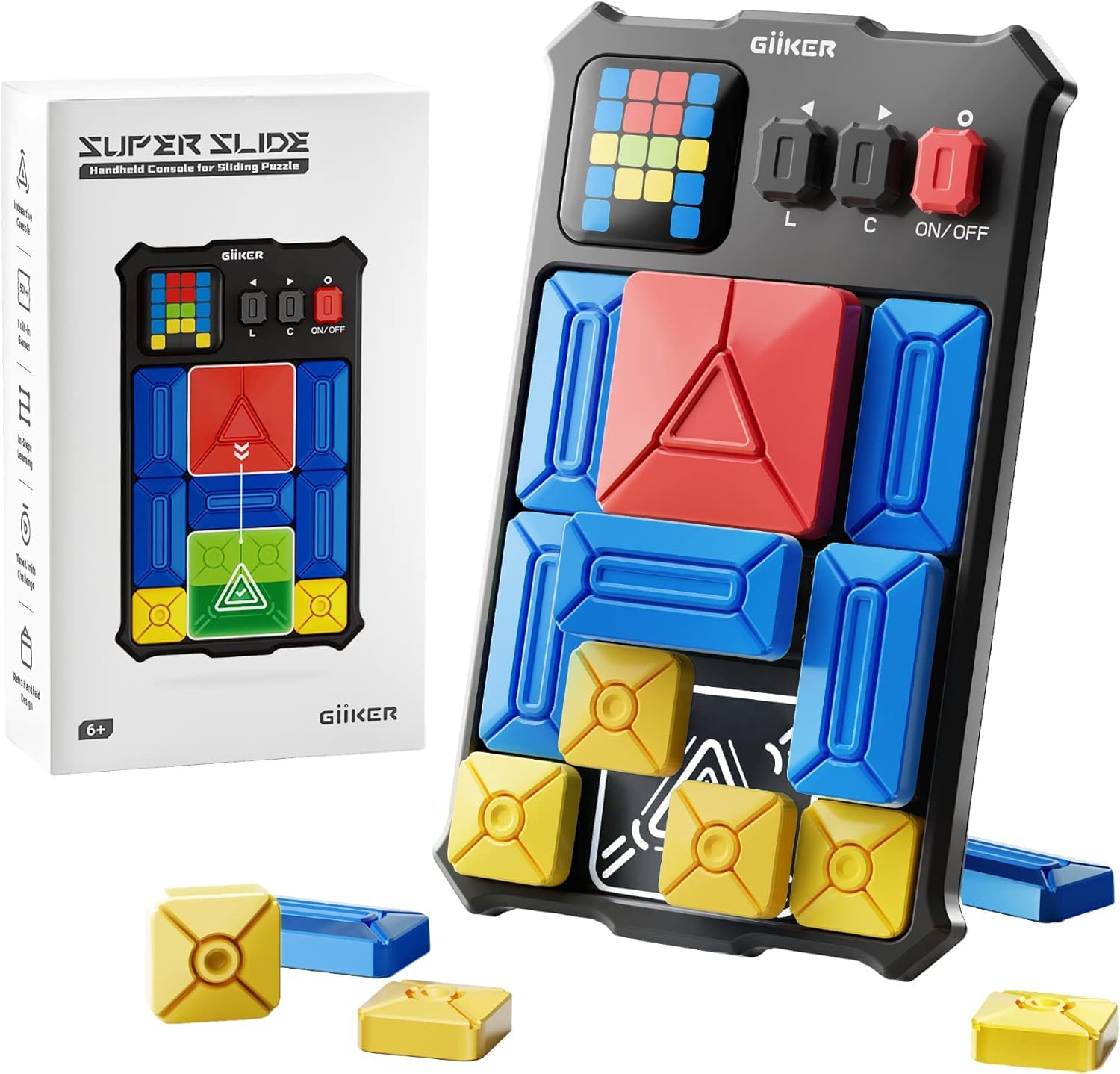 GiiKER Super Slide Portable Slide Puzzle Game, Educational Brain Training (Japanese Instructions Included) (Black)
GiiKER Super Slide Portable Slide Puzzle Game, Educational Brain Training (Japanese Instructions Included) (Black)
