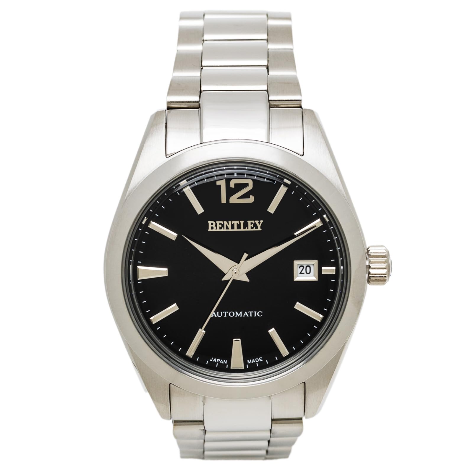 CREPHA Men s Analogue Mechanical Automatic Watch with Waterproof Metal Band, Black, BT-AM392-BKS
CREPHA Men s Analogue Mechanical Automatic Watch with Waterproof Metal Band, Black, BT-AM392-BKS