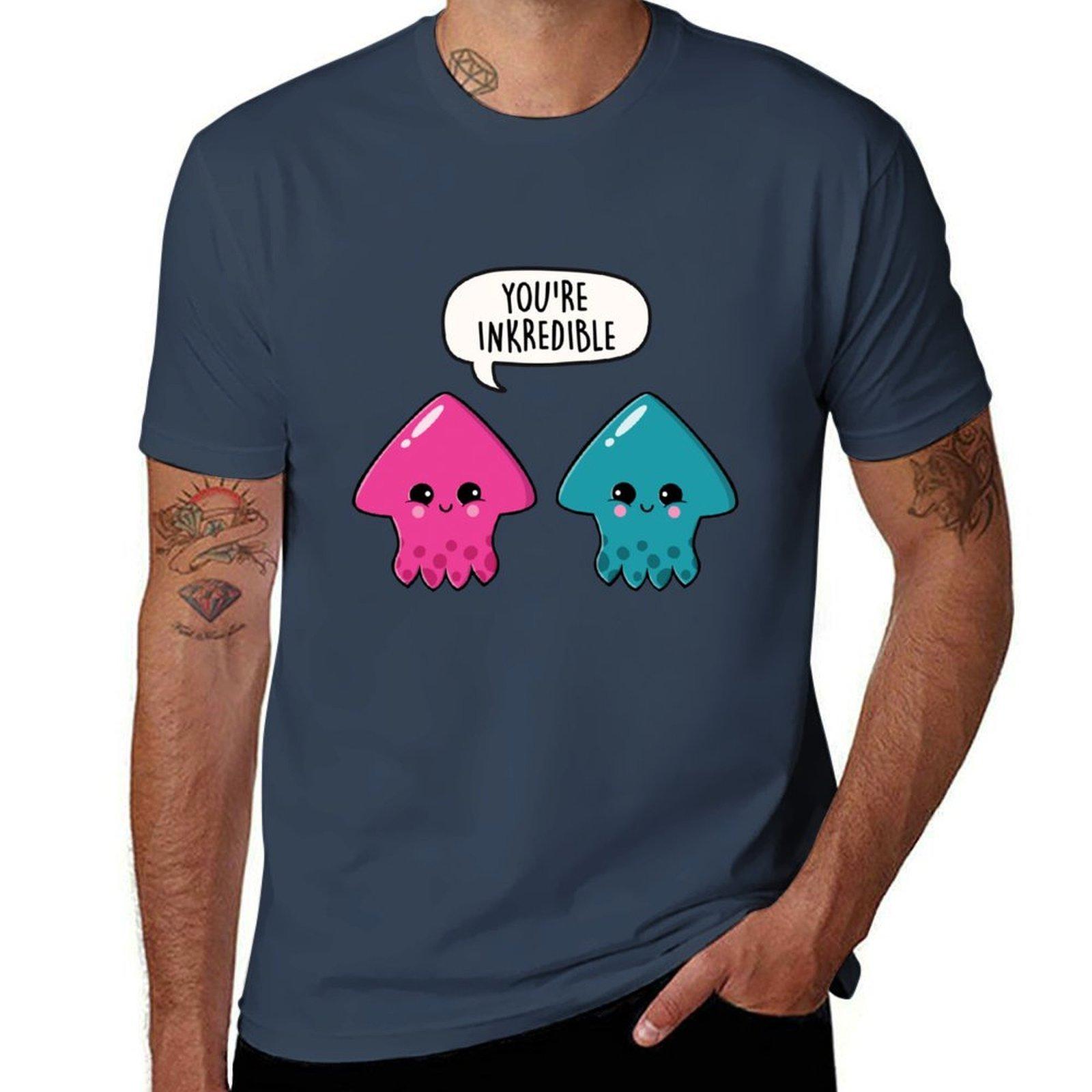 Youre Inkredible Cute Squid Couple Pun gift TShirt Street Style Casual Tee Shirt S
Youre Inkredible Cute Squid Couple Pun gift TShirt Street Style Casual Tee Shirt S