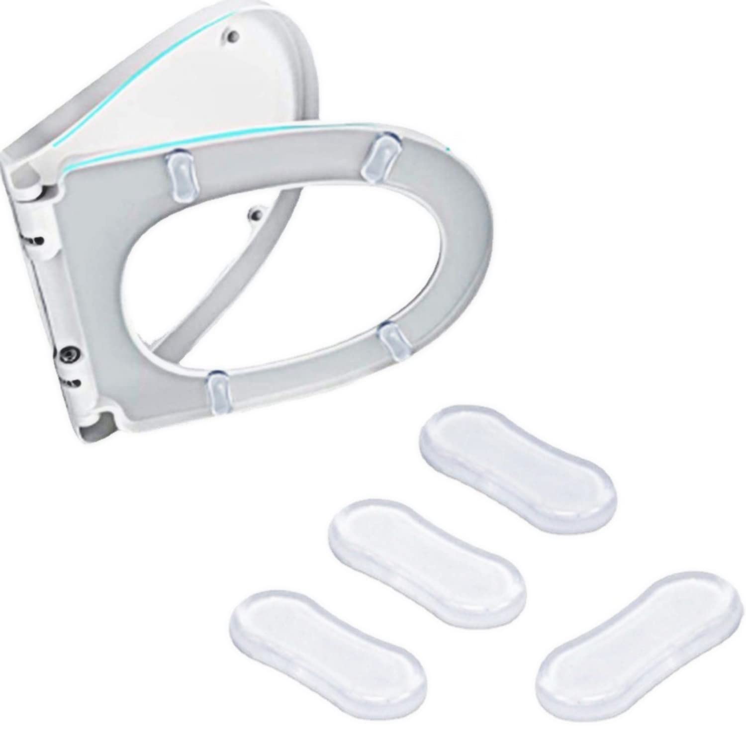 RICISUNG Toilet Seat Cushion Rubber Toilet Seat Cushion Assembly Toilet Seat Bumper Strong Adhesive Noise Reduction Pack of 4
RICISUNG Toilet Seat Cushion Rubber Toilet Seat Cushion Assembly Toilet Seat Bumper Strong Adhesive Noise Reduction Pack of 4