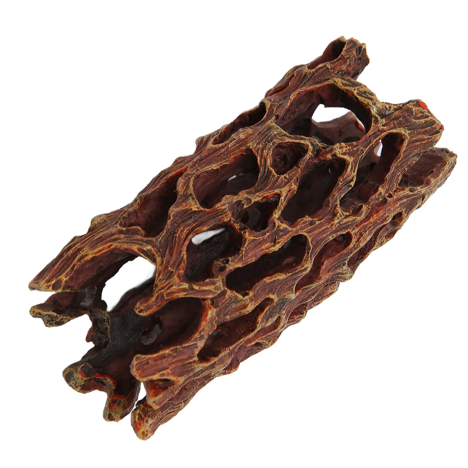 Aquarium Hollow Tree Trunk Simulation Decorative Resin Hideout Cave Fish Tank Trunk Ornament for Snakes Lizards
Aquarium Hollow Tree Trunk Simulation Decorative Resin Hideout Cave Fish Tank Trunk Ornament for Snakes Lizards