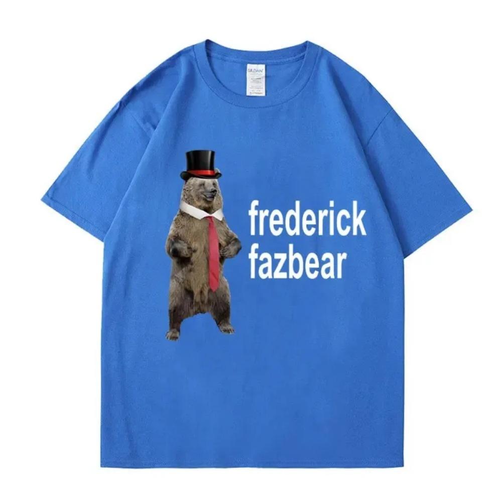 Frederick Fazbear The Fancy Bear Fnaf Футболка Мужская Женская Забавная Мемная Одежда Футболка Чистый Хлопок Футболка большого размера с коротким рукавом XXXXL
Frederick Fazbear The Fancy Bear Fnaf Футболка Мужская Женская Забавная Мемная Одежда Футболка Чистый Хлопок Футболка большого размера с коротким рукавом XXXXL