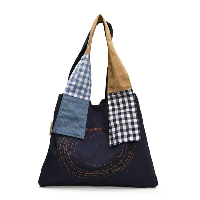 New casual relaxation splicing tote bag, large-capacity shoulder women s bag for students to commute in class синій
New casual relaxation splicing tote bag, large-capacity shoulder women s bag for students to commute in class синій