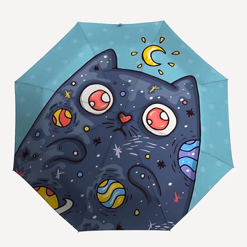 1pc Cosmic Cat Automatic Open/close Umbrella, 8-Rib sturdy structure, Portable Travel Umbrella, Parties, Everyday Use, 19
1pc Cosmic Cat Automatic Open/close Umbrella, 8-Rib sturdy structure, Portable Travel Umbrella, Parties, Everyday Use, 19