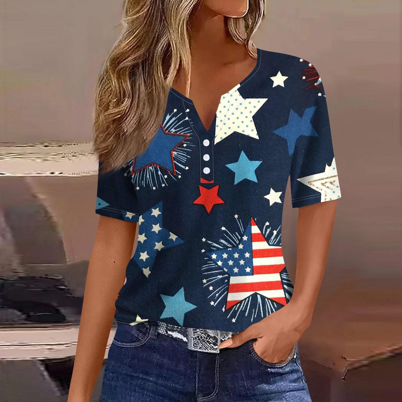Women s T Shirt Tee Print Button Short Sleeve Daily Weekend Fashion Basic V- Neck Regular Top XL
Women s T Shirt Tee Print Button Short Sleeve Daily Weekend Fashion Basic V- Neck Regular Top XL