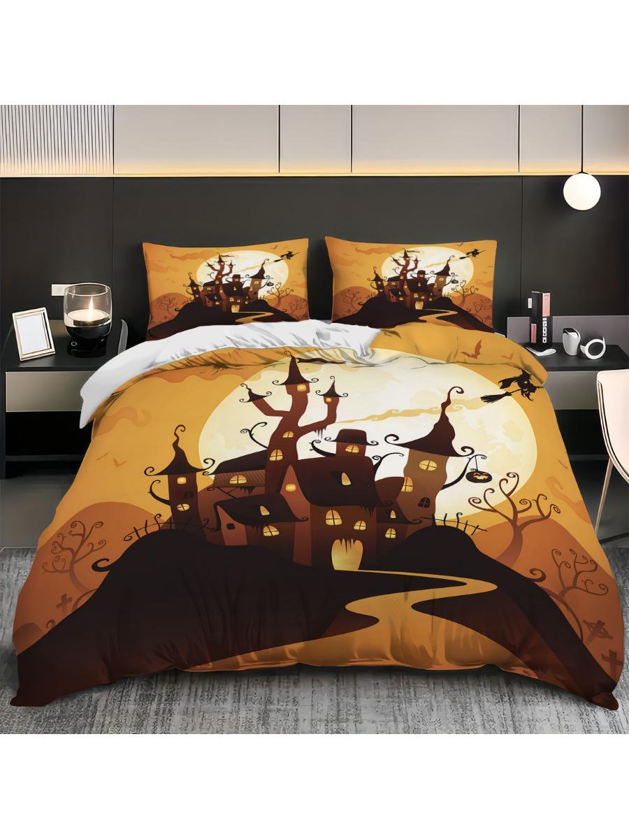 3pc Halloween Evil Castle Printed Chipless Quilt Set Multi Size Dormitory Bedroom Soft and Comfortable Machine Washable 135x200cm-EU-Single&set
3pc Halloween Evil Castle Printed Chipless Quilt Set Multi Size Dormitory Bedroom Soft and Comfortable Machine Washable 135x200cm-EU-Single&set