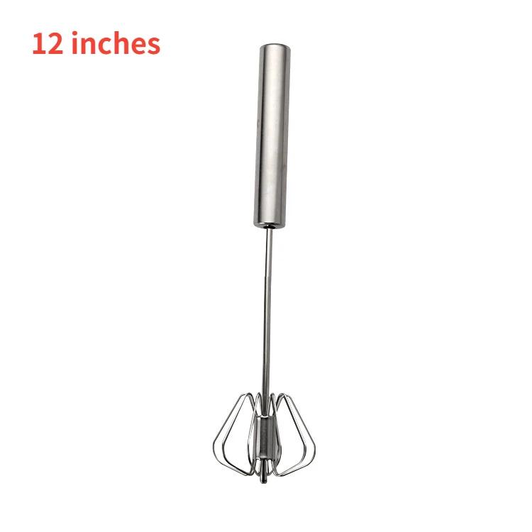 Semi-automatic Egg Beater 304 Stainless Steel Egg Whisk Manual Hand Mixer Self Turning Stirrer Kitchen Accessories Egg Tools
Semi-automatic Egg Beater 304 Stainless Steel Egg Whisk Manual Hand Mixer Self Turning Stirrer Kitchen Accessories Egg Tools