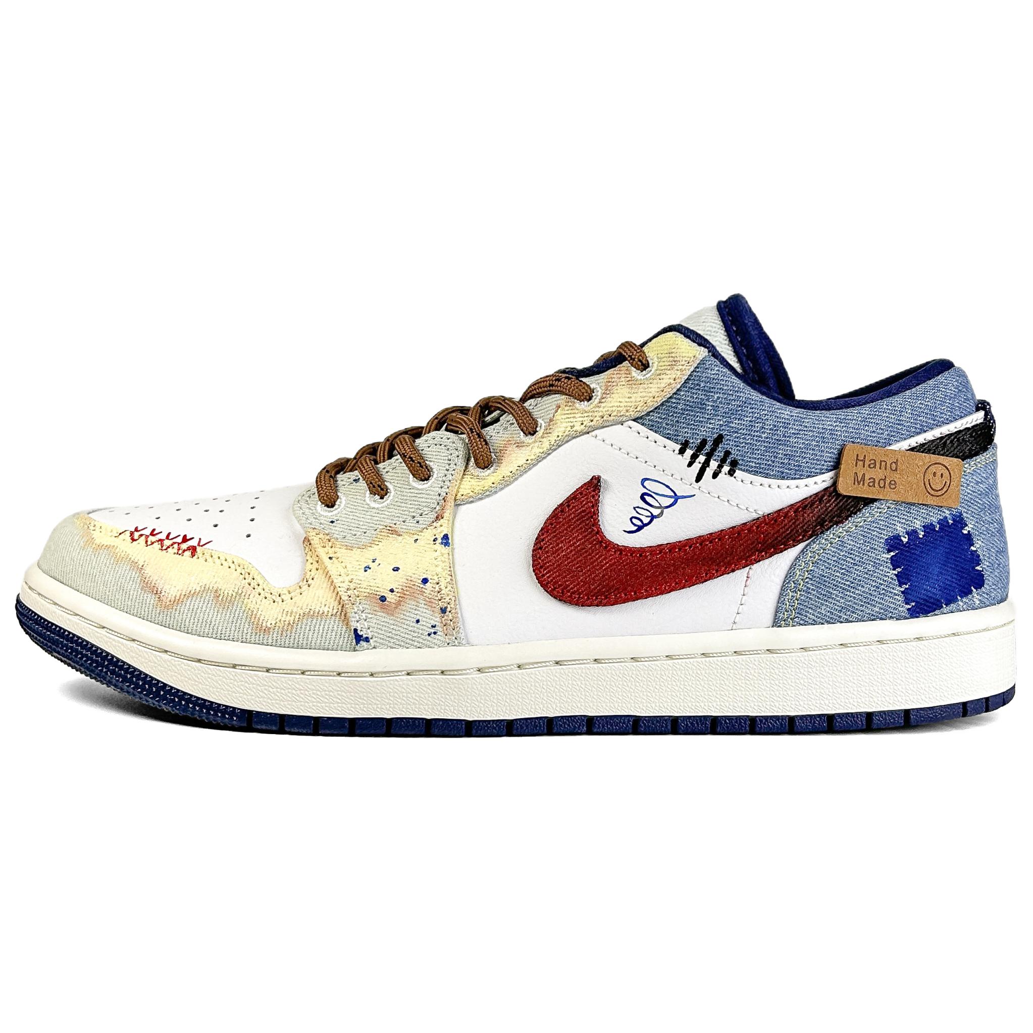 Jordan Air Jordan 1 Old Charm, New Chapter Leather Low top Vintage Basketball Shoes Men s White Blue IH0648-141(Team1495-) 40
Jordan Air Jordan 1 Old Charm, New Chapter Leather Low top Vintage Basketball Shoes Men s White Blue IH0648-141(Team1495-) 40