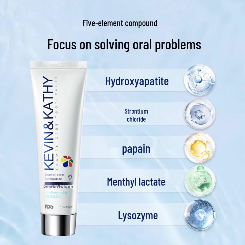 KEVIN&KATHY Enamel & Gum Care Fluoride Toothpaste
KEVIN&KATHY Enamel & Gum Care Fluoride Toothpaste