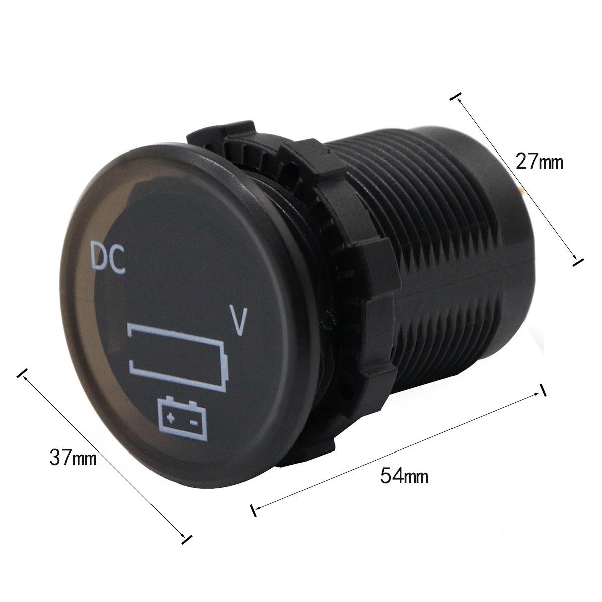 Багатокольоровий 24 В 12 В Вольтметр Автомобіль Мотоцикл RV Морський човен Світлодіодний цифровий вимірювач напруги Діапазон постійного струму 5 В-30 В Тестер Акумулятор чорний
Багатокольоровий 24 В 12 В Вольтметр Автомобіль Мотоцикл RV Морський човен Світлодіодний цифровий вимірювач напруги Діапазон постійного струму 5 В-30 В Тестер Акумулятор чорний