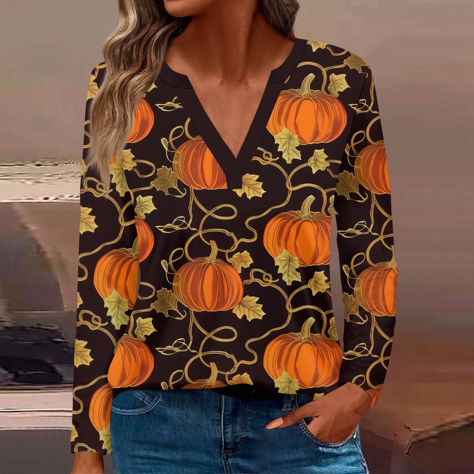 Женская футболка с принтом Хэллоуина и V-образным вырезом, длинными рукавами, свободная повседневная футболка XXXL
Женская футболка с принтом Хэллоуина и V-образным вырезом, длинными рукавами, свободная повседневная футболка XXXL