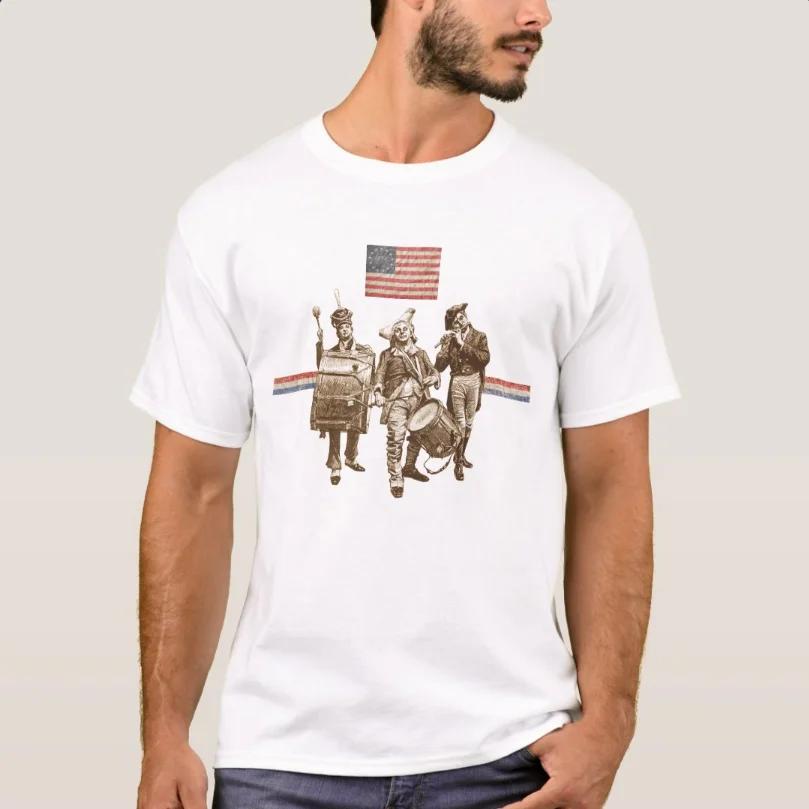 Spirit of 1776 TShirt 100 Cotton ONeck Summer Short Sleeve Casual Mens Tshirt Size S3XL S
Spirit of 1776 TShirt 100 Cotton ONeck Summer Short Sleeve Casual Mens Tshirt Size S3XL S