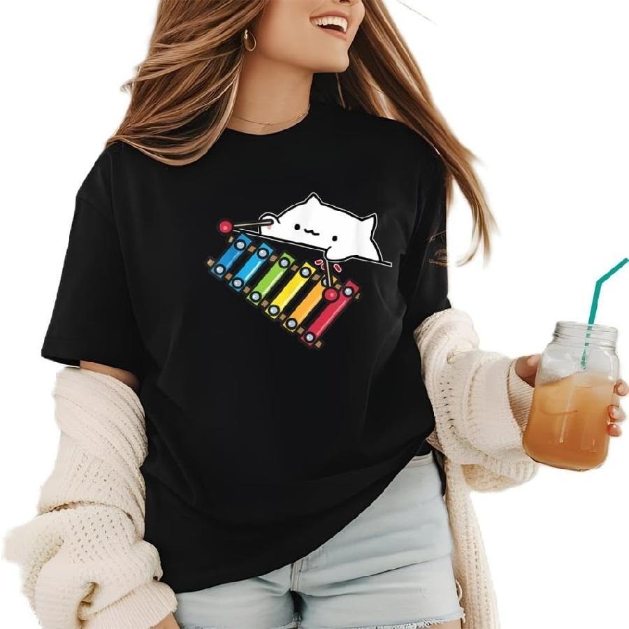 BongoCatPlayingMarimbaTShirtCuteGamerMeme Classic-Premium-Heavyweight Crewneck T-Shirt, Sweatshirt Hoodie Tanktop for Women Black XXXXXL чорний
BongoCatPlayingMarimbaTShirtCuteGamerMeme Classic-Premium-Heavyweight Crewneck T-Shirt, Sweatshirt Hoodie Tanktop for Women Black XXXXXL чорний
