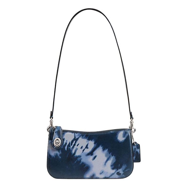COACH Penn 21 tie-dye printed zipper closure smooth leather tote shoulder bag small women s midnight navy синій
COACH Penn 21 tie-dye printed zipper closure smooth leather tote shoulder bag small women s midnight navy синій