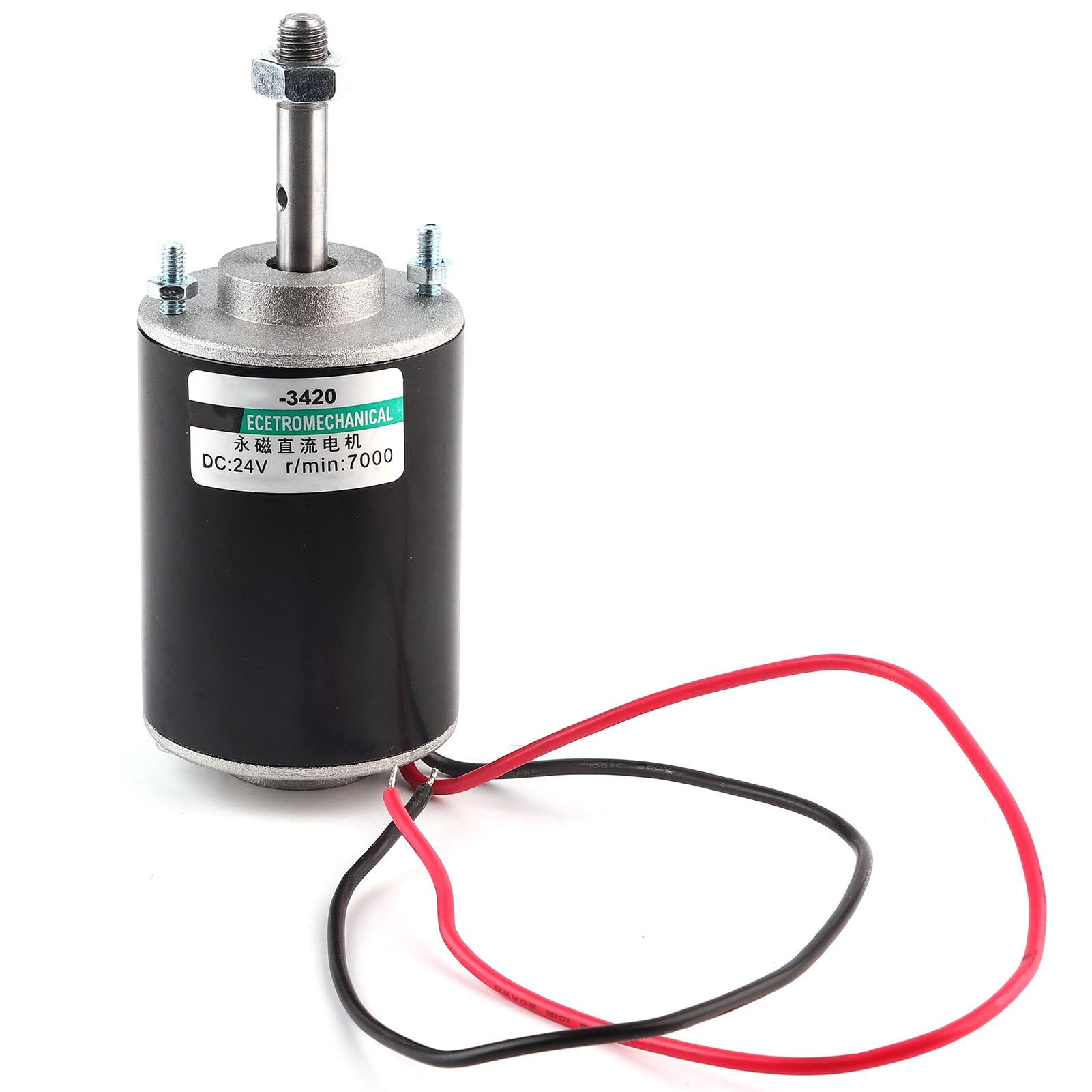 DC Motor Permanent Magnet High Speed Low Noise CW CCW Mini Brushed Electric Motors 30W24V 7000RPM
DC Motor Permanent Magnet High Speed Low Noise CW CCW Mini Brushed Electric Motors 30W24V 7000RPM