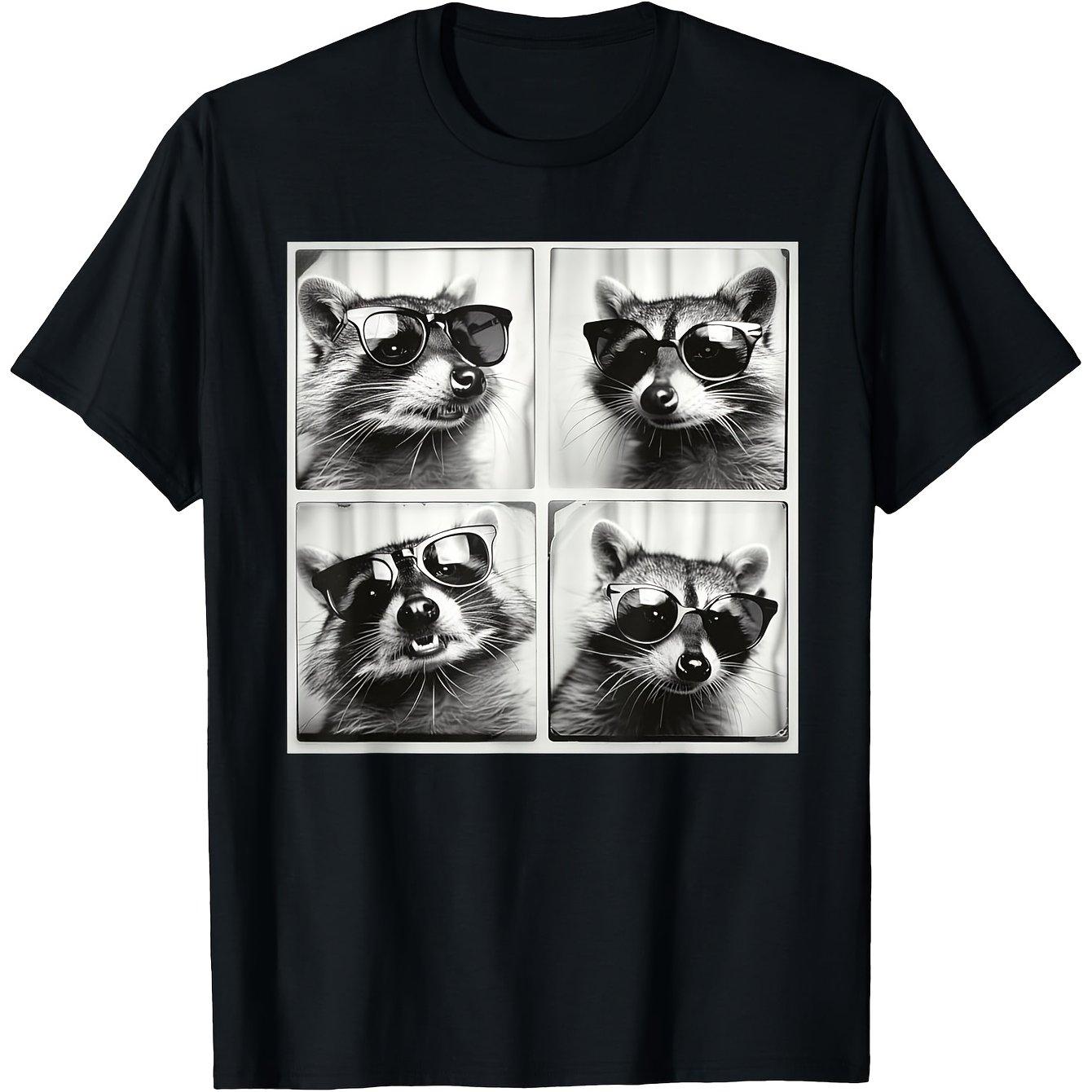Funny Raccoon Squad Wearing Sunglasses Graphic Tee Cool Animal Lovers Casual Crew Neck T-Shirt 4XL
Funny Raccoon Squad Wearing Sunglasses Graphic Tee Cool Animal Lovers Casual Crew Neck T-Shirt 4XL