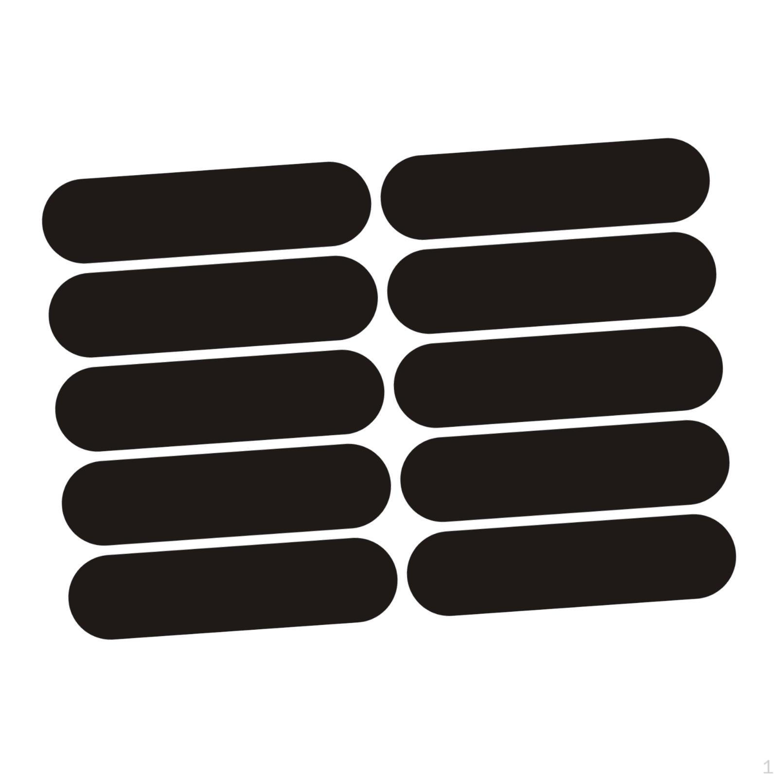 10 шт. Світловідбивні наклейки, Декоративна стрічка, Багатоцільові, Легкі в установці, Попереджувальні чорний
10 шт. Світловідбивні наклейки, Декоративна стрічка, Багатоцільові, Легкі в установці, Попереджувальні чорний