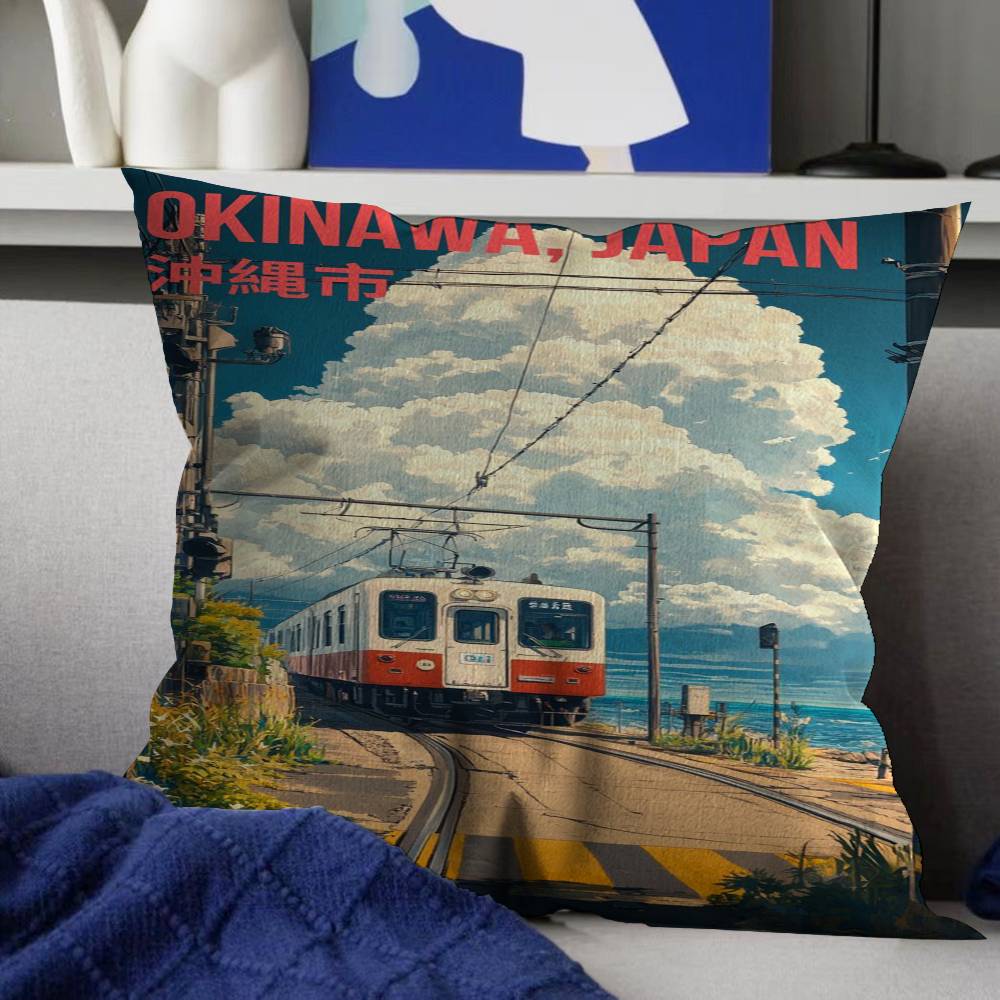 Retro Japanese Landscape Canvas Printing Asian Railway Personalized Pillow Cover Kids Bedroom Wild Party Decor Pillowcase 30X30cm
Retro Japanese Landscape Canvas Printing Asian Railway Personalized Pillow Cover Kids Bedroom Wild Party Decor Pillowcase 30X30cm