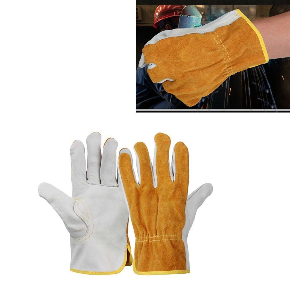 1 Pair Security Protection Welding Gloves Soft Leather Welder Gloves Driving Farm Garden Welding
1 Pair Security Protection Welding Gloves Soft Leather Welder Gloves Driving Farm Garden Welding