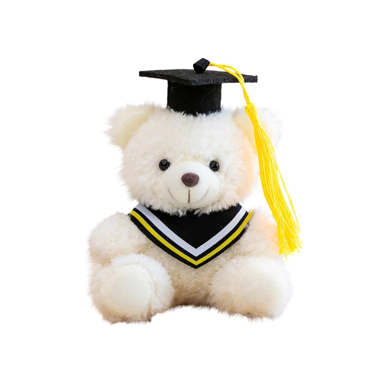 15cm Graduation Bear Plush Toy with Cap and Gown Soft Stuffed Animal Graduation Gift for Students Commemorative Keepsake for School and College One Size
15cm Graduation Bear Plush Toy with Cap and Gown Soft Stuffed Animal Graduation Gift for Students Commemorative Keepsake for School and College One Size