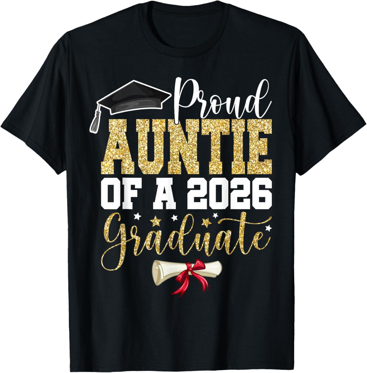 Proud Auntie of 2026 Senior Graduate Family Graduation 2026 T Shirt 5XL різнокольоровий
Proud Auntie of 2026 Senior Graduate Family Graduation 2026 T Shirt 5XL різнокольоровий